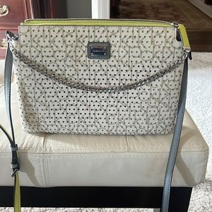 Calvin Klein leather crossbody/handle purse